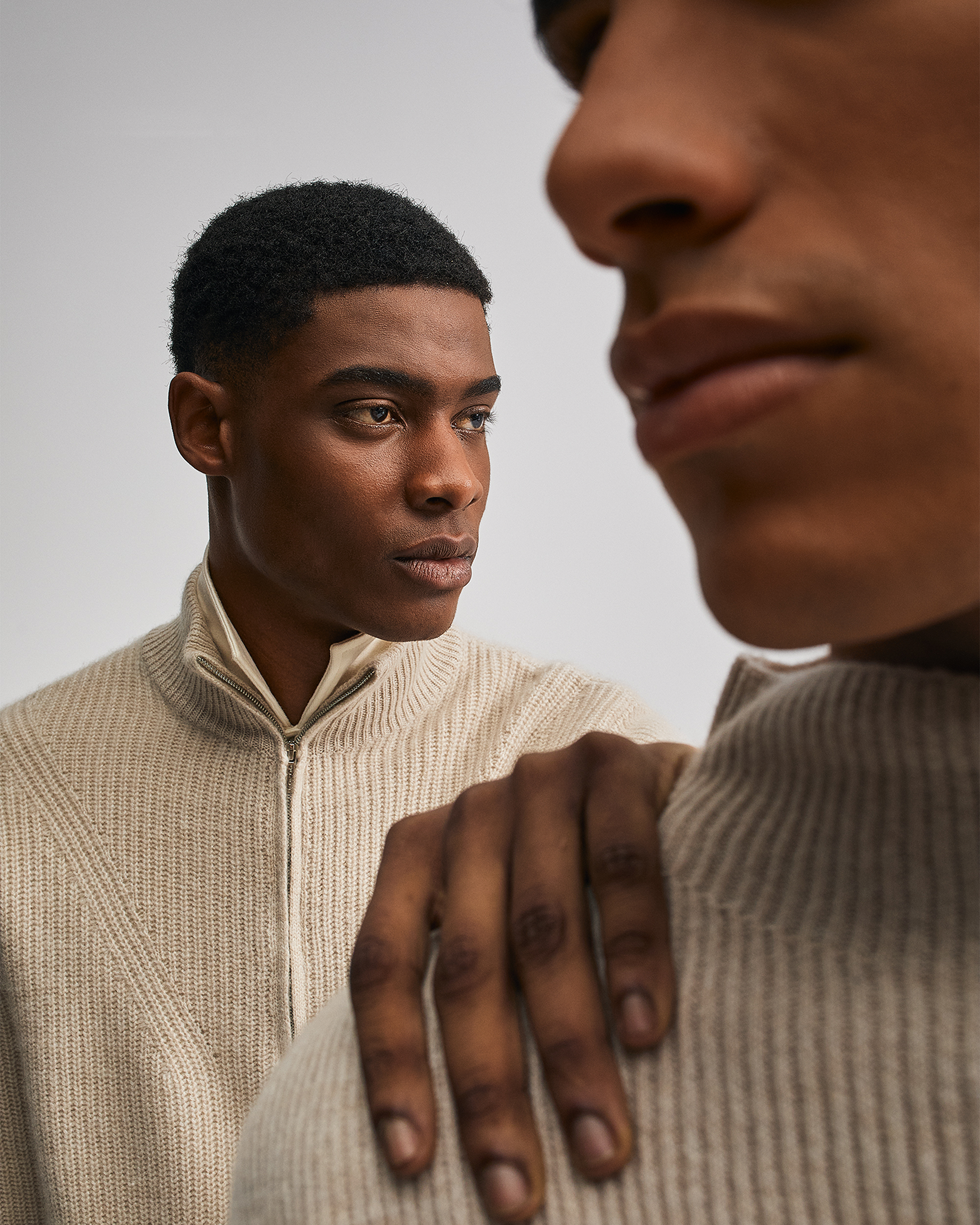 trimit fashion two guys wearing jumpers